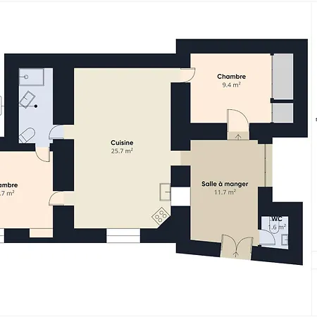 Prázdninový dům Maison Pour 4, 200 M De La Et A Pied *